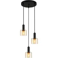 ITALUX SANTIA PND-65342-3A-BK+AMB Hängelampe