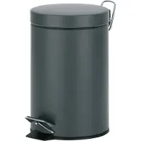 kela Kosmetikeimer Canosa Metall grau 26cm 17cmØ 3l, 21885