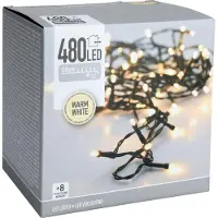 Christmas Decoration Lyskette 480 Led Warmweiß Mit Timer