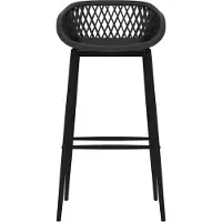 vidaXL "im Sonderangebot"Barhocker 4er Set - CLORIS - Barstuhl - Optimal Komfort, Schwarz - 48 x 47,5 x 95,5 cm - NeuMöbel2655902