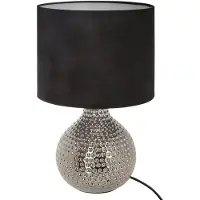 Atmosphera Lampe aus Keramik, gehämmert, Tropfen H38