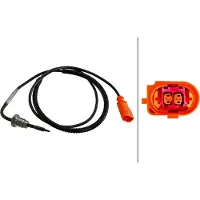 Hella 6PT 010 376-881 Abgastemperatursensor für VW Touareg (7LA, 7L6, 7L7) 960mm