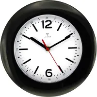 Promis MPM Quality E01 schwarze Wanduhr