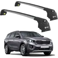 TURTLE DACHTRÄGER AIR-2 , Silber KIA SORENTO PRIME (UM) 2015 - 2020 (SUV)