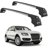 TURTLE DACHTRÄGER AIR-2 , Silber AUDI Q5 8R 2009 - 2017 (SUV)