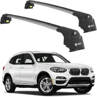TURTLE DACHTRÄGER AIR-2 , Silber BMW X3 G01 2018 - 2024 (SUV)