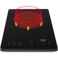 Adler Ad 6513 Tragbare Elektrische Kochplatte 2000w