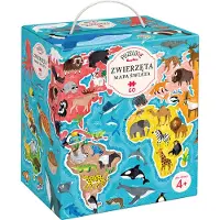 Czuczu Animals Weltkarte 60 el. ZA4163 universal