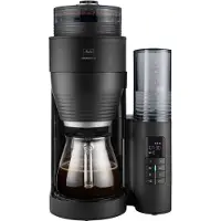 Melitta AromaFresh X, Filterkaffeemaschine, 1,25 l, Kaffeebohnen, Eingebautes Mahlwerk, 1080 W, Schwarz