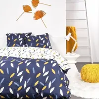 TODAY Bettwäsche-Set „Sunshine“ – 240 x 220 cm – Doppelbett – Baumwolle mit Blumenmuster