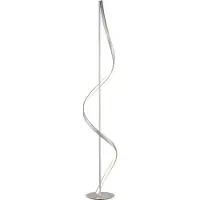 Paul Neuhaus Q-Swing LED-Stehleuchte, stahl Q-Swing, dimmbar, alu / grau / zink, für Wohn- / Esszimmer, Aluminium, Modern, Smarte Stehlampe