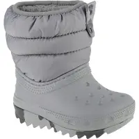 Crocs Classic Neo Puff Boot Toddler 207683-007, Schneestiefel, für Jungen, Grau, Größe: 25/26