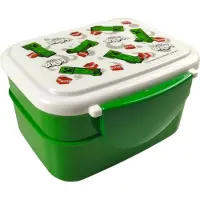 Triton Minecraft Creeper & TNT Clip-Verschluss Stapelbare Bento Lunch Box mit Besteck