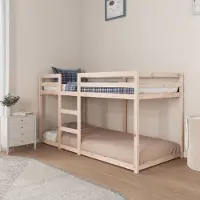 vidaXL "Winterschlussverkauf "Etagenbett/Bettrahmen - CLORIS - Einzelbett - Kinderbett ohne Matratze 90x200 cm - Einfache Montage - Massivholz Kiefer - NeuMöbel8565259