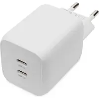 Digitus USB-C Ladegerät, 2-Port, 65W GaN, Drinnen, AC, 20 V, Weiß