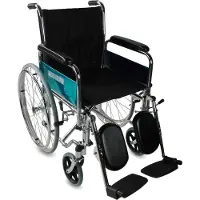 Mobiclinic Rollstuhl Faltbar Rollstuhl für ältere und behinderte Menschen selbstfahrend wendiger Fußstützen und Armlehne Parthenon