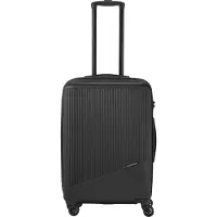 Travelite Bali Reisekoffer M Trolley Koffer 67cm 4 Rad / Rollen TSA Hartschale schwarz