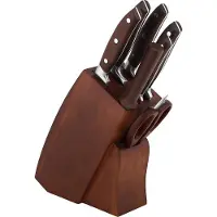 Carl Schmidt Sohn GmbH SOLTAU 8-teiliges Messerblock-Set, Messerblock aus Holz und Messer aus Edelstahl