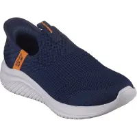 SKECHERS Kinder Slip-On ULTRA FLEX 3.0 SMOOTH STEP blau, Größe 27 (403844L)