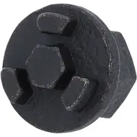Ks Tools 3/8' Öldienst-Spezialprofil-Bit-Stecknuss für DAF / MAN ( 150.1042 )