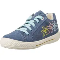 Superfit Tensy 0000988000 mädchen, schnürer, blau, leder, NEU - Kinderschuhe Teens Mädchen Gr. 25 - 42, Blau, leder (velour/effektleder)