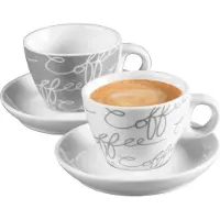 Ritzenhoff & Breker Flirt by R&B CORNELLO, 0,08 l, Grau, Porzellan, Espresso, 110 mm, 12 cm