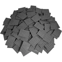 LEGO 6x8 Platten Bauplatten Dunkelgrau - 3036 NEU! Menge 100x