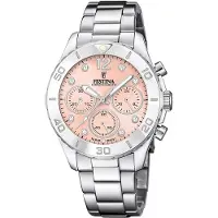 Festina Damen Uhr Casual Edelstahl Armbanduhr silber UF20603/7