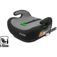 Caretero Autositz Kinder Autokindersitz Puma, ISOFIX, 125-150cm - Schwarz