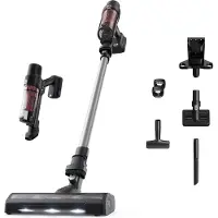 Rowenta RH6A71, 2-in-1-Stabstaubsauger, Beutellos, Aluminium, Rot, Rechteckig, Trocken, Zyklonal