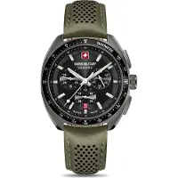 Swiss Military Hanowa Herrenuhr Quarzuhr oliv / schwarz onesize Herren 41 SMWGC0003301, SMWGC0003340