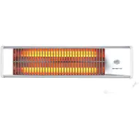 Emerio Quarz-Wandheizung QH-104263.6 – Bis 18 m² – Quarz-Heizelement – 2 Heizstufen – Zugschalter – Wandmontage – 1,4m Kabellänge – 1200W