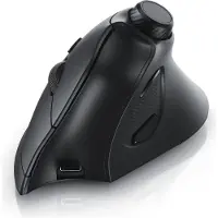Titanwolf CSL ergonomische Maus, kabellose Vertikalmaus, Wireless 2,4 GHz Funk, ergonomisches Design, gegen Mausarm Tennisarm