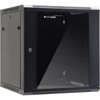 NETRACK 019-120-66-022, Wandmontiertes Regal, 12U, 100 kg, 26,5 kg, Schwarz