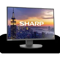 Sharp Businessmonitor MultiSync EA242W, 24″, 1920 x 1200, HDMI/DisplayPort/USB-Hub/DVI-D, dreh-/schwenk-/neigbar, höhenverstellbar, schwarz