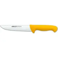 Arcos Fleischermesser Farbe - Prof 291600 Edelstahl Nitrum und mango ergonomisches Polypropylen gelbe und 18 cm Klinge, Vitrine