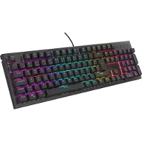 Genesis NKG-2179, Kabelgebunden, USB, Mechanischer Switch, QWERTZ, RGB-LED, Schwarz