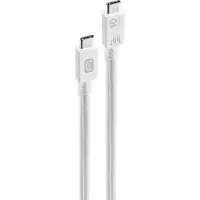 Cellularline Fast Transfer USB-C to USB-C Kabel 3.1 von USB-C zu USB-C 150 cm, 1,5 m, USB C, USB C, USB 3.2 Gen 1 (3.1 Gen 1), 10 Gbit/s, Weiß