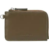 Marc O'Polo Leder Kartenhalter Tuure Zip Wallet Dark Brown dunkelbraun