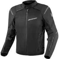 SHIMA Rush 2.0 wasserdichte Motorrad Textiljacke, schwarz, L
