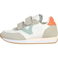 Victoria Niedrige Sneaker mit Klettverschluss und Jeans