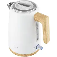 Lafe LAFCZA47462, 1,7 l, 2200 W, Weiß, Holz, Edelstahl, Wasserstandsanzeige, Überhitzungsschutz