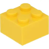 LEGO 2x2 Stein 3003 - 100 Stück Gelb