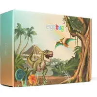 Ergobag Klettie Schulranzen-Zubehör Fan Box Dinosaurier mehrfarbig