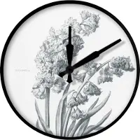 Cloudnola SKU0163 Wanduhr Flower Pierre François Legrand Hyazinthe