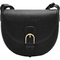 Fossil Schultertasche Everleigh Flap Shoulder Bag Black schwarz