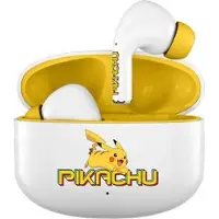 OTL TECHNOLOGIES OTL Pikachu Retro Weiß und Gelb Kabellose Kopfhörer, Bluetooth 5.1, 6 Stunden Hörgenuss