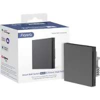 Lumi United Technology WS-EUK01-G, Tasten, Kabellos, Grau, Polycarbonat (PC), Blau, ZigBee, Stand-by, Status