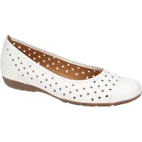 Gabor 64.169 Ballerinas - Damen Halbschuhe - Slipper weiß Freizeit NEU