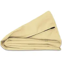 Pokar Bezüge für Palettenkissen, Größe:Set Sitzkissen 120x80 + Rückenkissen 120x40, Farbe:Beige - Wasserdicht